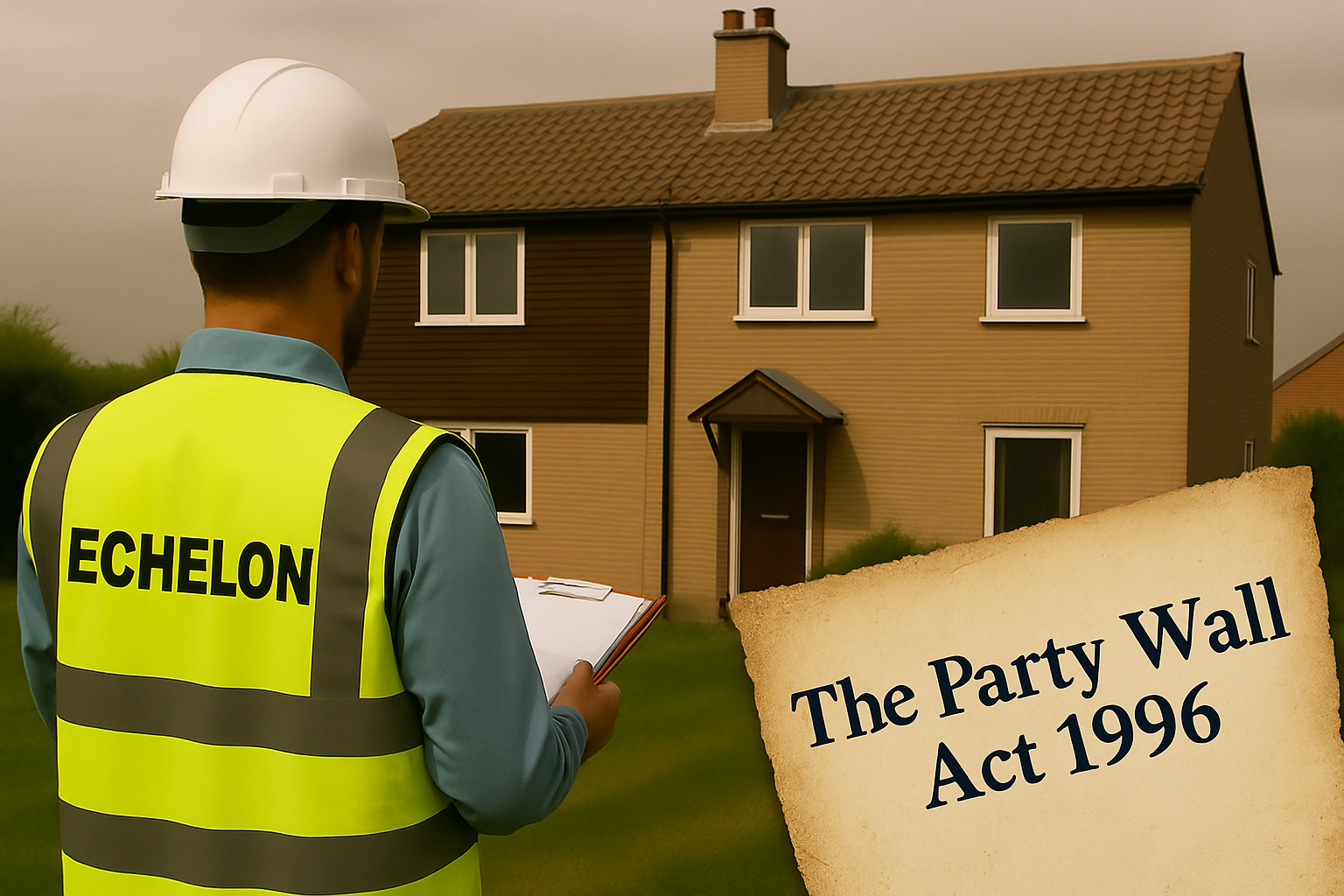 Party wall surveyor preparing a Party Wall Notice for a loft conversion in Staffordshire – Echelon Party Wall Surveyors
